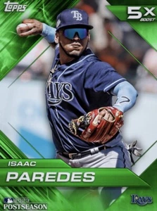[DIGITAL] Topps Bunt - Isaac Paredes - Postseason Base 23 S1 -  Green - Picture 1 of 1