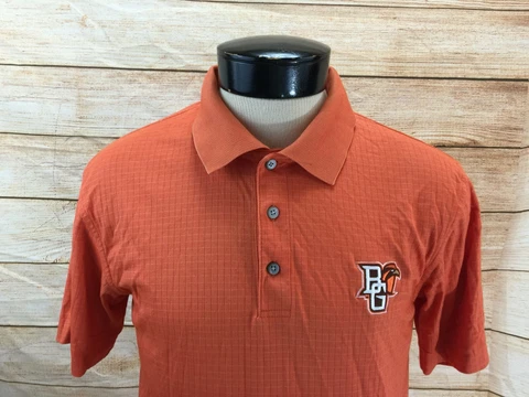 Cutter & Buck Polo Shirt Bowling Green University Men's S Orange Cover