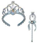 Children's Official Disney Cinderella Princess Tiara Wand Fancy Dress Accessory