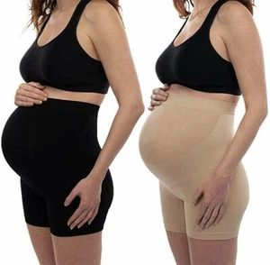 Women Maternity Shapewear Pregnancy Panties Abdomen Support Under Dress Seamless - Picture 1 of 16