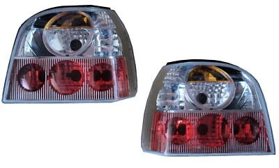 New Taillight Set (RH+LH) for 1993-1999 Volkswagen Golf Clear - Image 1 of 2