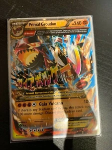 Pokémon TCG Primal Groudon-EX Primal Clash 86/160 Holo Holo Rare EX - Picture 1 of 2