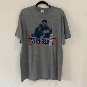 Top Gun Cruise Men's T-Shirt Size Large Wingman Color Grey - Picture 1 of 5