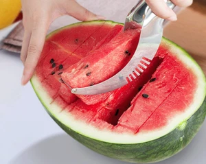 Stainless Steel Cutter For Watermelon - Bild 1 von 11