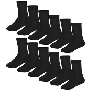 Kids Boys Girls 6 Pack Thermal Socks Winter Thick Insulated Cosy Warm Socks - Picture 1 of 4