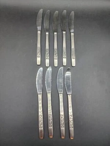 9 PC Amefa Stainless Holland Knives 8 1/4” - Picture 1 of 10