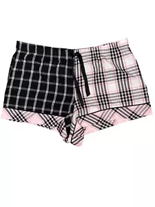 NWT Victoria’s Secret Black & Pink Sleep Lounge ShortsSize XXL - Picture 1 of 10