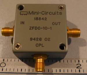 Mini Circuits ZFDC-10-1 Directional Coupler 1-500 MHz, 10.5dB - Picture 1 of 2