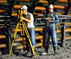Topógrafo con marcador bismuto mina minería H0 1:87 kit impresión 3D RDA - Imagen 1 de 5