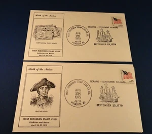 2 Covers: W. Suburban Stamp Club Exhibition & Bourse APR 28-29 1979 Plymouth MI - Picture 1 of 7