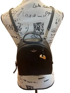 kate spade New York Black Mini Caden Backpack - Picture 1 of 8