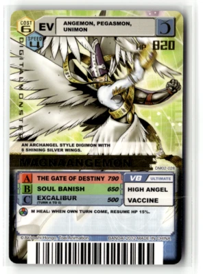 Digimon α Alpha - MagnaAngemon - Gold Stamp English - RARE Evolve Bandai - Image 1 of 2