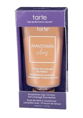 Tarte Amazonian Clay 16 Hour Full Coverage Foundation 51N DEEP NEUTRAL 50 ml NIB - Image 1 of 4