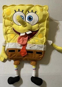 Vtg SpongeBob SquarePants 22” Cuddle Pillow Large Plush Nickelodeon 2001 - Picture 1 of 14