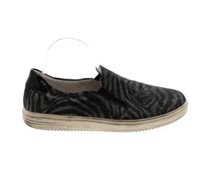 Remonte Women Black Sneakers Size EUR 41 french Slip-on - Picture 1 of 5