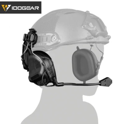 Auriculares electrónicos IDOGEAR orejeras sin versión de batería para casco Airsoft