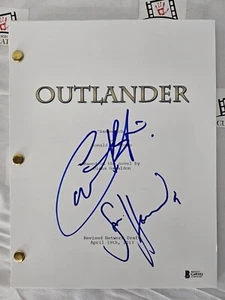 Outlander Signed Pilot Script Sam Heughan Caitriona Balfe Beckett COA Autographs - Picture 1 of 10