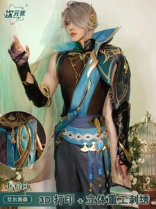 Costume cosplay Genshin Impact Alhaitham festa di Carnevale di Halloween abiti completi - Foto 1 di 12