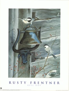 Rusty Frentner Bell Hop aves de vida silvestre 16x21 pulgadas - Imagen 1 de 1