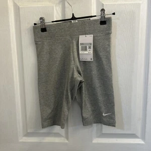 NWT Nike Women’s Tight Fit Mid-Rise Biker Short Size XS, Gray - Picture 1 of 21