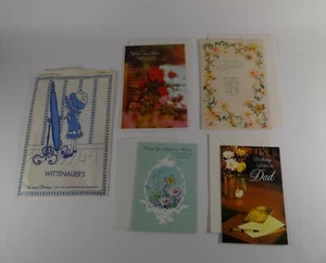 Vintage Greeting Card Lot 1968 American Greetings Hallmark Poland Oh Wittenauers - Picture 1 of 12