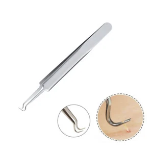 Pinza curva extractora de espinillas removedor de manchas negras comedón facial de 1 pieza - Imagen 1 de 13