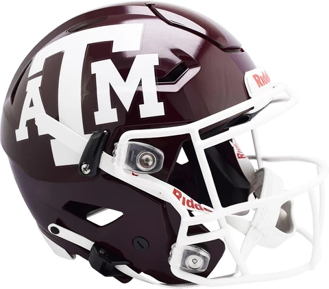 Texas A&M Riddell Maroon Speed Flex Helmet Cover