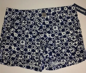 Old Navy Blue and White  Shorts Size XS - Picture 1 of 4