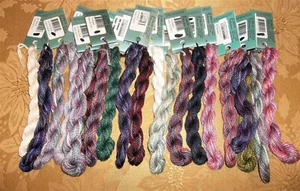 Watercolours by Caron Handpainted 3-Ply Pima Cotton 10-Yard Skeins - You Choose - Picture 1 of 23