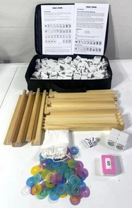 Intex Games Tournament Mahjong Set Complete w/ Case Tiles Racks Instructions - Picture 1 of 7