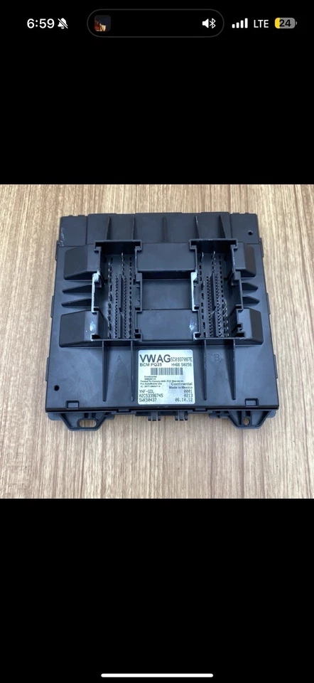 Módulo de control de carrocería de escarabajo Volkswagen VW Jetta TDI 2011-2014 BCM BCU 5C0937087E Foto 1 de 1