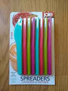 Joie 8er Pack Messer Streuer Messer Kunststoff Mehrfarbig NEU Neu in Verpackung Neu mit Etikett - Bild 1 von 3