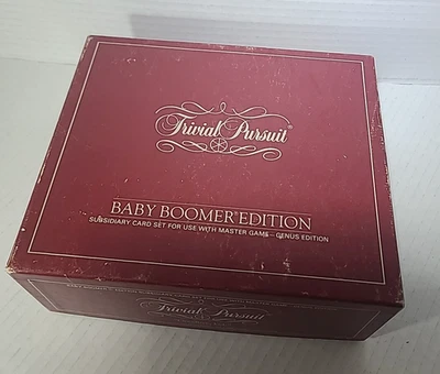 Винтажный вспомогательный набор карт Trivial Pursuit издание Baby Boomer - Изображение 1 из 4