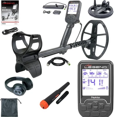 Nokta The Legend SMF Pro Pack Metal Detector w/ LG30 Coil & Pinpointer - Image 1 of 4