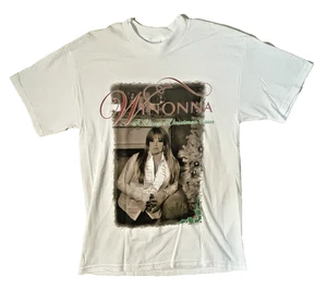Neu! WYNONNA Classic Christmas Tour 2007 2 Sides T-SHIRT Band Tee M Medium White - Bild 1 von 5