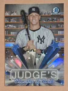 Aaron Judge 2025 Bowman Chrome Hobby Stars Chamber Of Cards Card #HS-11 - Picture 1 of 2