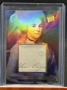 2024 Pieces of The Past 1700s - Elizabeth Schuyler Hamilton - Hand Relic - Bild 1 von 2