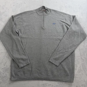 Suéter Peter Millar Crown Sport Congaree Golf Club 1/4 Cremallera Para Hombre L - Imagen 1 de 8