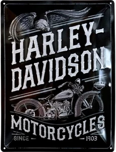 Nostalgic-Art - Blechschild Metallschild 30x40 cm - Harley-Davidson Motorcycles - Bild 1 von 4