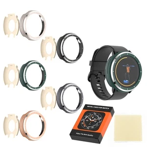 For Garmin Vivoactive 6/active 6 Smartwatch Metal Case Bezel Case Solid Color - Picture 1 of 11