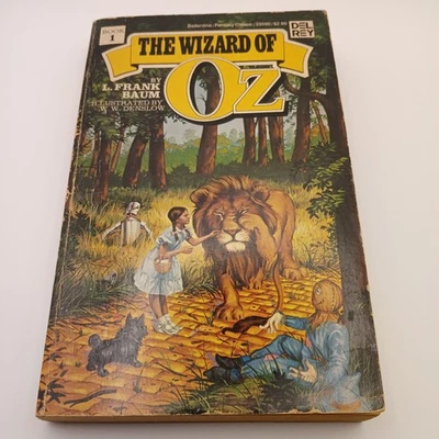 The Wizard Of Oz Vintage Del Rey 1st Ballentine Edition 1979 Frank Baum, 7th prt Foto 1 de 4