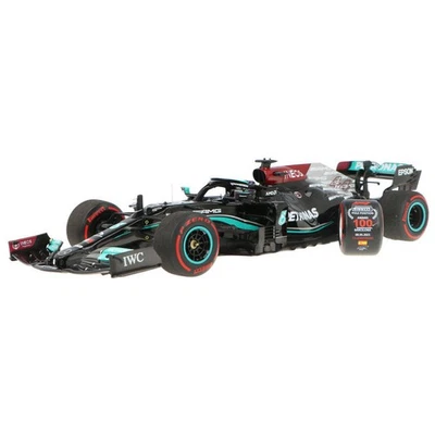 Minichamps 1:18 Mercedes AMG Petronas Lewis Hamilton Spanish GP 2021 100th Pole - Image 1 of 4