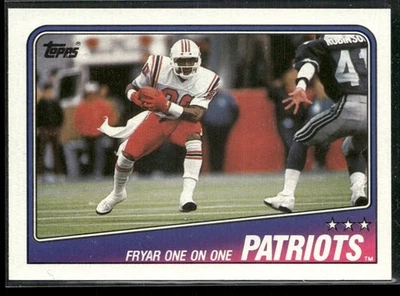 1988 Topps Patriots Team Leaders - Irving Fryar New England Patriots #175 - Image 1 of 2