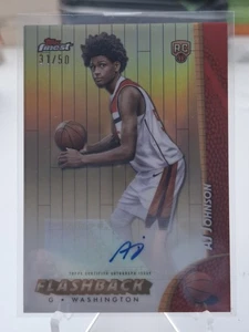 2024 Topps Finest Flashback Autograph #FBA-AJ AJ Johnson Gold Refractor 31/50 - Bild 1 von 3