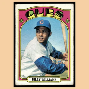 Billy Williams #439 1972 Topps Chicago Cubs Baseball Card MLB EX - Picture 1 of 4
