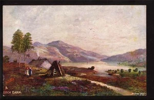 tuck highland loch verdienen schottland uk postkarte - Bild 1 von 1