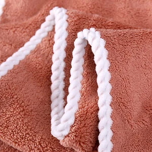 Bathrobe Thicken Absorbent Bath Ultra Soft Wearable Bath Towel Wear-resistant - Picture 1 of 10
