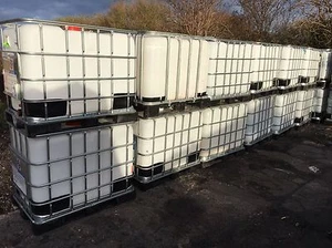 IBC water Butt Stillage Small 600 Litre Water Container 500 Tank Aqua In DURHAM - Picture 1 of 1