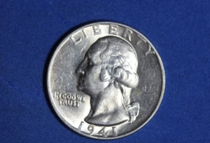 1941- Quarter Dollar #P29656 - Picture 1 of 2