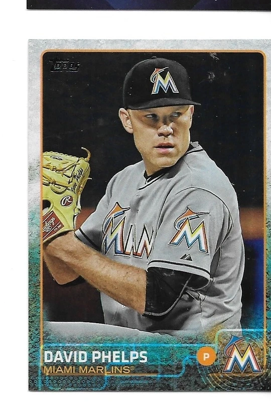 2015 Topps Update Rainbow Foil David Phelps #US30 Marlins - Image 1 of 1